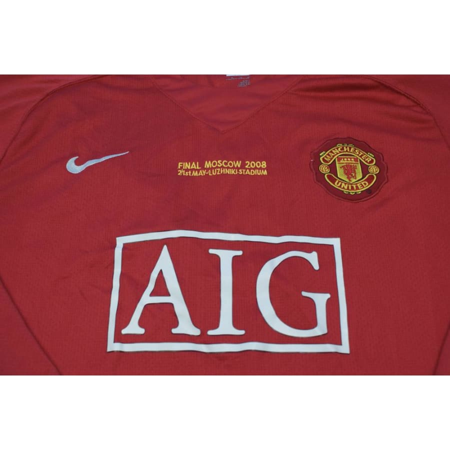 Maillot de football vintage Manchester United N°9 LOUDMOU 2007-2008 - Nike - Manchester United