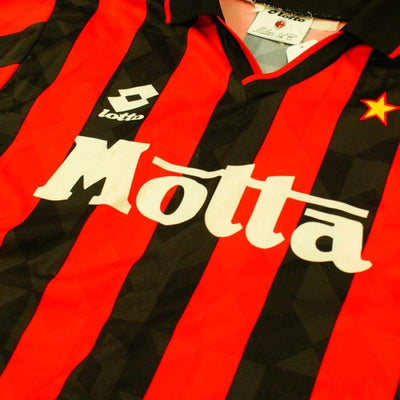 Maillot de football vintage Milan AC 1993-1994 - Lotto - Milan AC