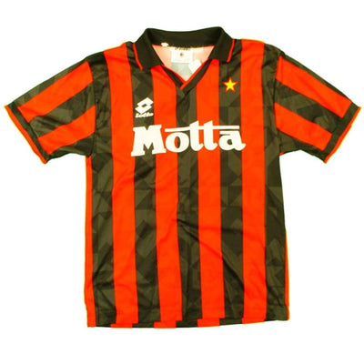 Maillot de football vintage Milan AC 1993-1994 - Lotto - Milan AC