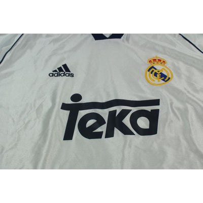 Maillot de football vintage rétro domicile Real Madrid CF 1999-2000 - Adidas - Real Madrid