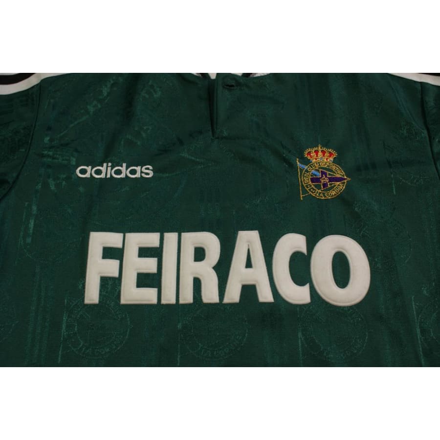 Maillot Deportivo La Corogne vintage extérieur enfant 1996-1997 - Adidas - Deportivo La Corogne