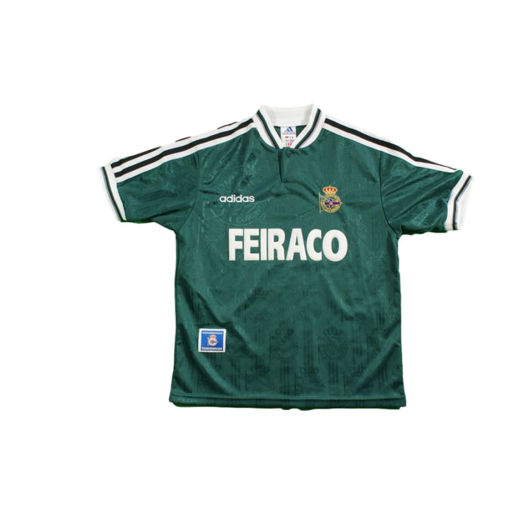 Maillot De Football Rétro Écosse 1996-1998 - Taille L (serré) - Jaune Et Bleu Marine - Occasion