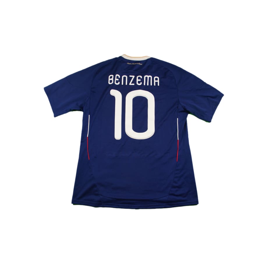 Maillot équipe de France rétro domicile #10 BENZEMA 2010-2011 - Adidas - Equipe de France