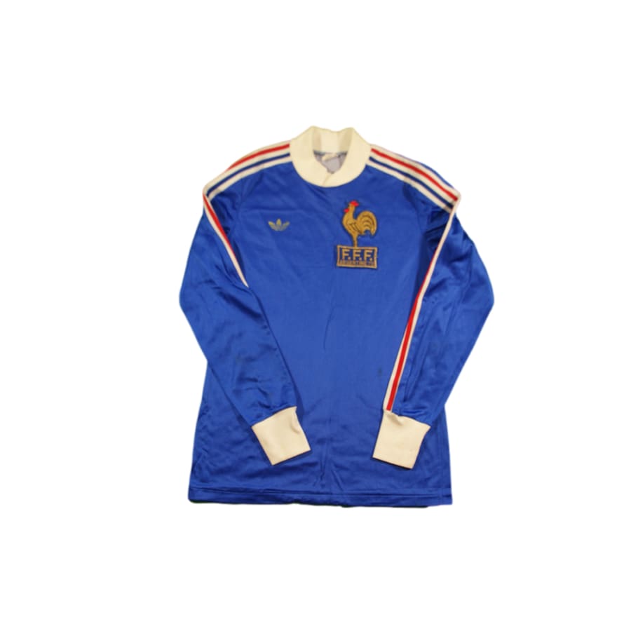 Maillot équipe de France rétro domicile 1978-1979 - Adidas - Equipe de France