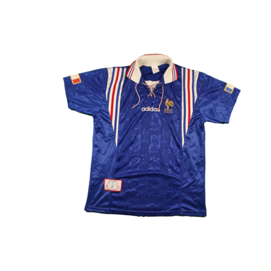 Maillot équipe de France rétro domicile 1996-1997 - Adidas - Equipe de France