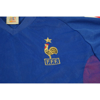 Maillot équipe de France rétro domicile #20 TREZEGUET 2002-2003 - Adidas - Equipe de France