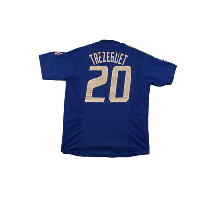 Maillot équipe de France rétro domicile #20 TREZEGUET 2002-2003 - Adidas - Equipe de France