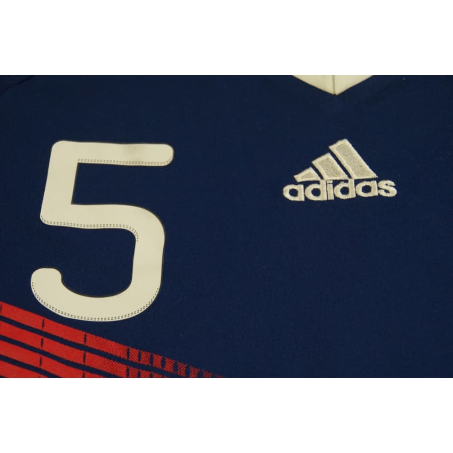 Maillot équipe de France rétro domicile #5 SAKHO 2010-2011 - Adidas - Equipe de France
