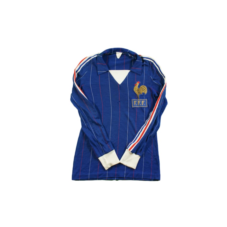 Maillot équipe de France rétro domicile enfant 1982-1983 - Adidas - Equipe de France