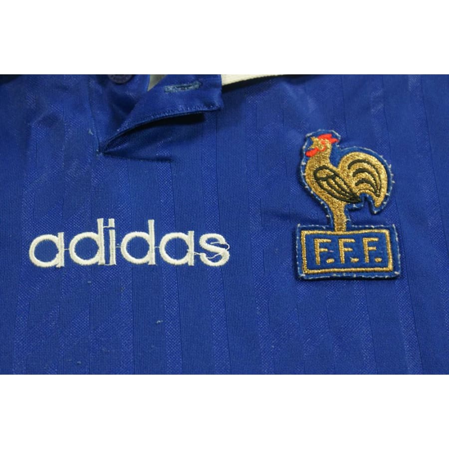 Maillot équipe de France rétro domicile enfant 1995-1996 - Adidas - Equipe de France