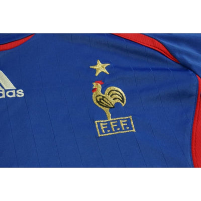 Maillot équipe de France rétro domicile enfant N°10 ZIDANE 2006-2007 - Adidas - Equipe de France