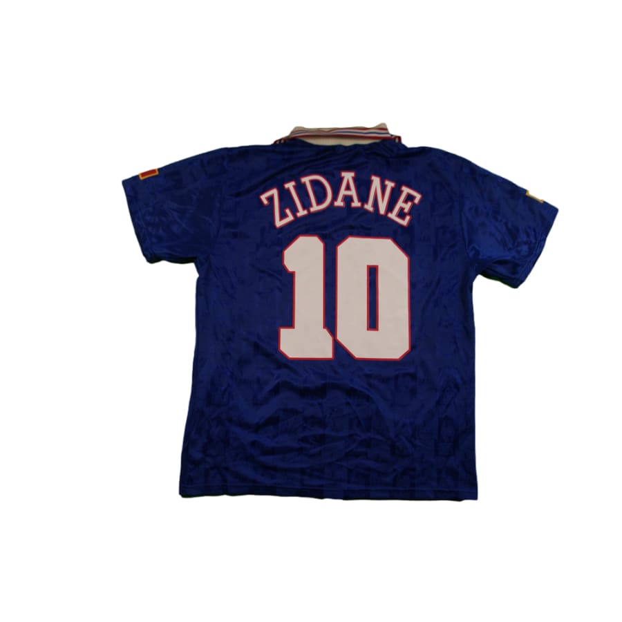 Maillot équipe de France rétro domicile N°10 ZIDANE 1996-1997 - Adidas - Equipe de France