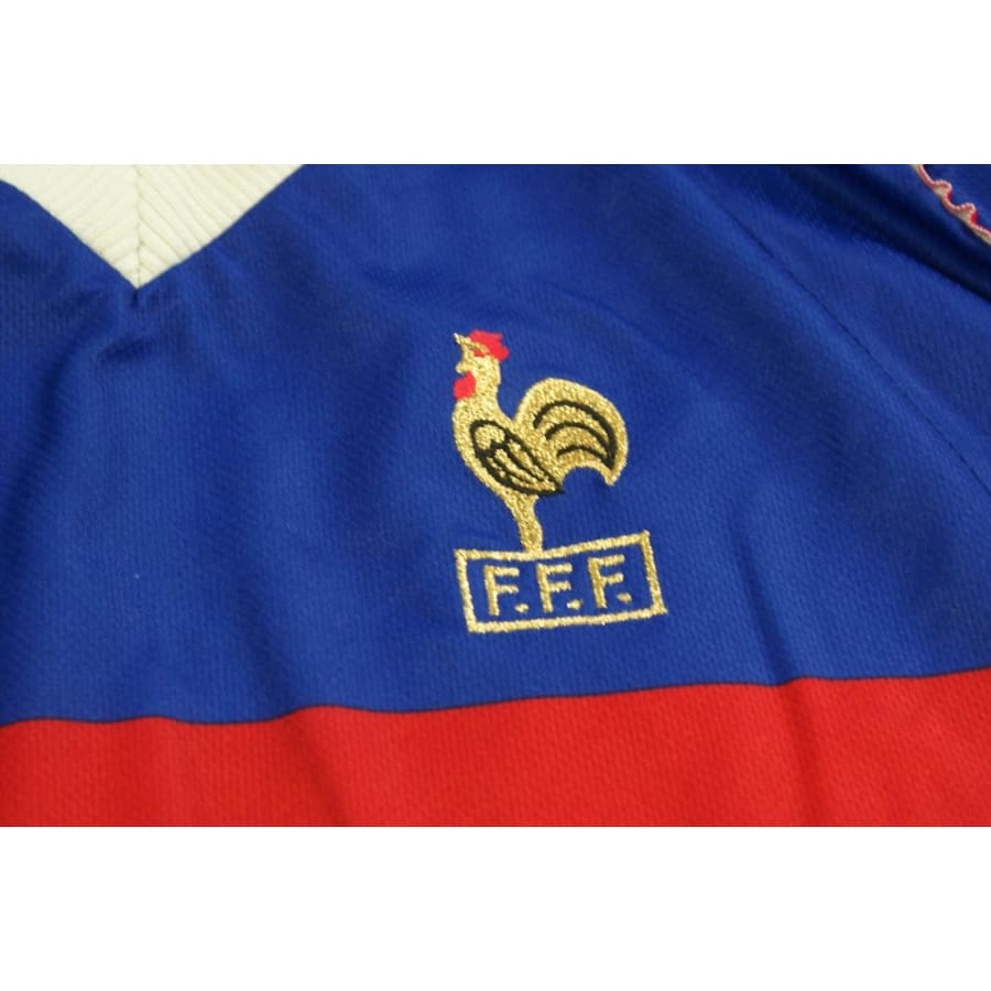 Maillot équipe de France rétro domicile N°10 ZIDANE 1997-1998 - Adidas - Equipe de France