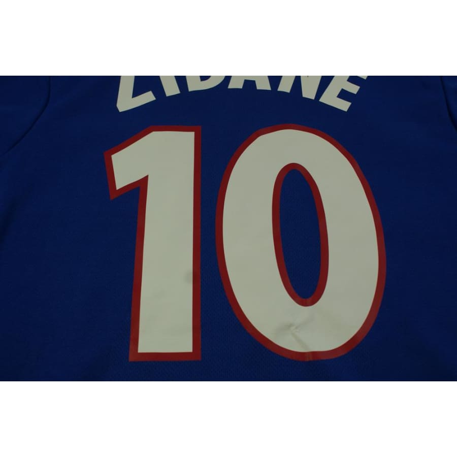 Maillot équipe de France rétro domicile N°10 ZIDANE 2000-2001 - Adidas - Equipe de France