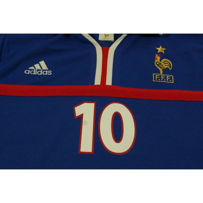 Maillot équipe de France rétro domicile N°10 ZIDANE 2000-2001 - Adidas - Equipe de France