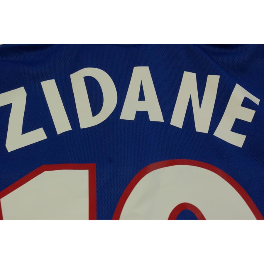 Maillot équipe de France rétro domicile N°10 ZIDANE 2000-2001 - Adidas - Equipe de France