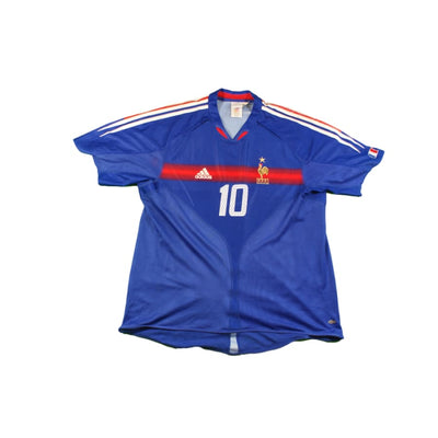 Maillot équipe de France rétro domicile N°10 ZIDANE 2004-2005 - Adidas - Equipe de France