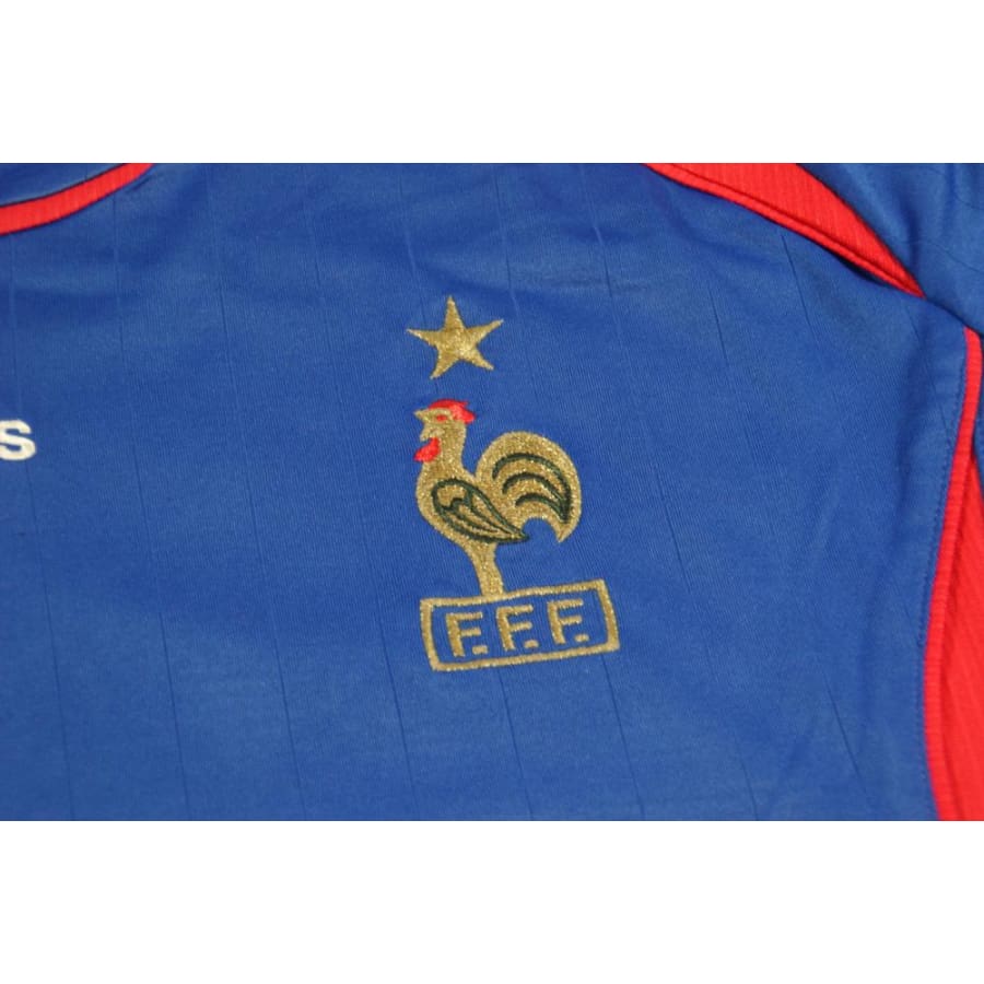 Maillot équipe de France rétro domicile N°10 ZIDANE 2006-2007 - Adidas - Equipe de France