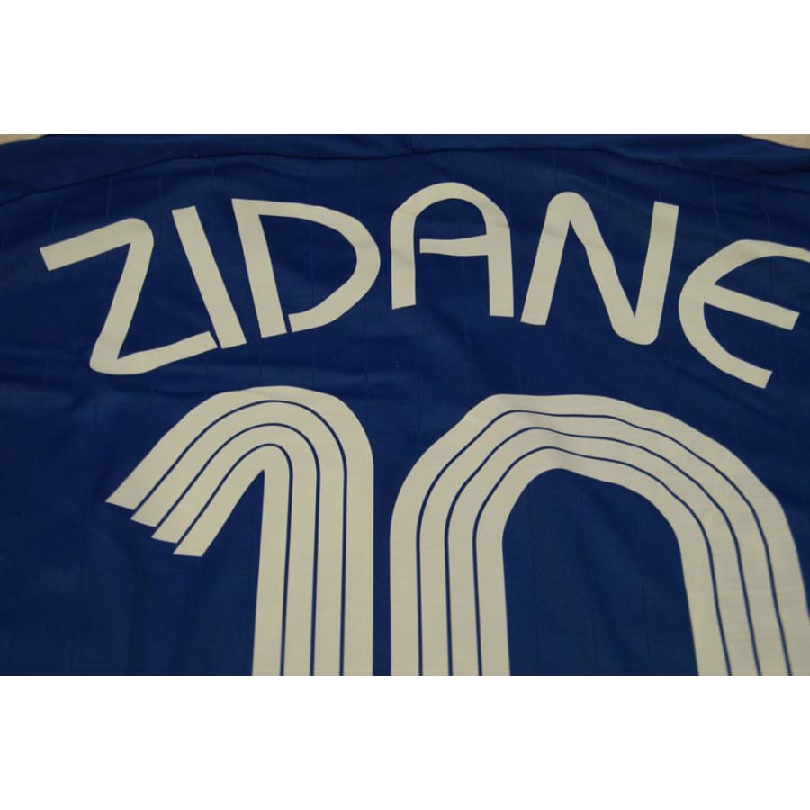 Maillot équipe de France rétro domicile N°10 ZIDANE 2006-2007 - Adidas - Equipe de France