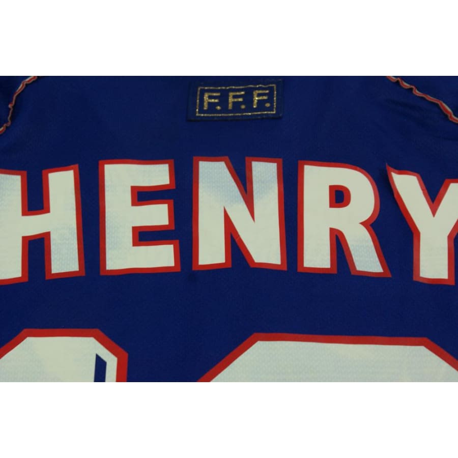 Maillot équipe de France rétro domicile N°12 HENRY 1998-1999 - Adidas - Equipe de France