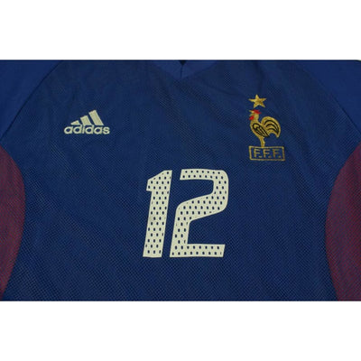Maillot équipe de France rétro domicile N°12 HENRY 2002-2003 - Adidas - Equipe de France