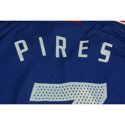 Maillot équipe de France rétro domicile N°7 PIRES 2004-2005 - Adidas - Equipe de France