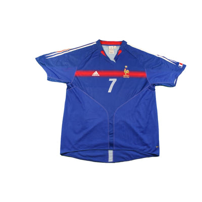 Maillot équipe de France rétro domicile N°7 PIRES 2004-2005 - Adidas - Equipe de France