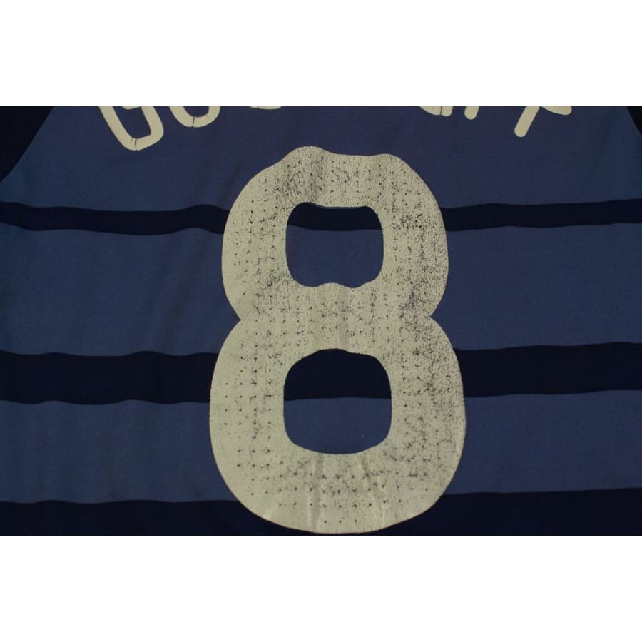 Domicile de football bleus numéro maillot 8
