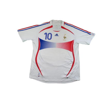 Maillot équipe de France rétro extérieur #10 ZIDANE 2006-2007 - Adidas - Equipe de France