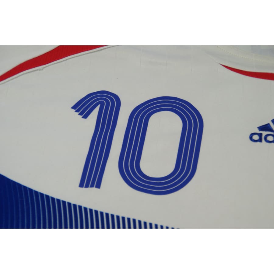 Maillot équipe de France rétro extérieur #10 ZIDANE 2006-2007 - Adidas - Equipe de France