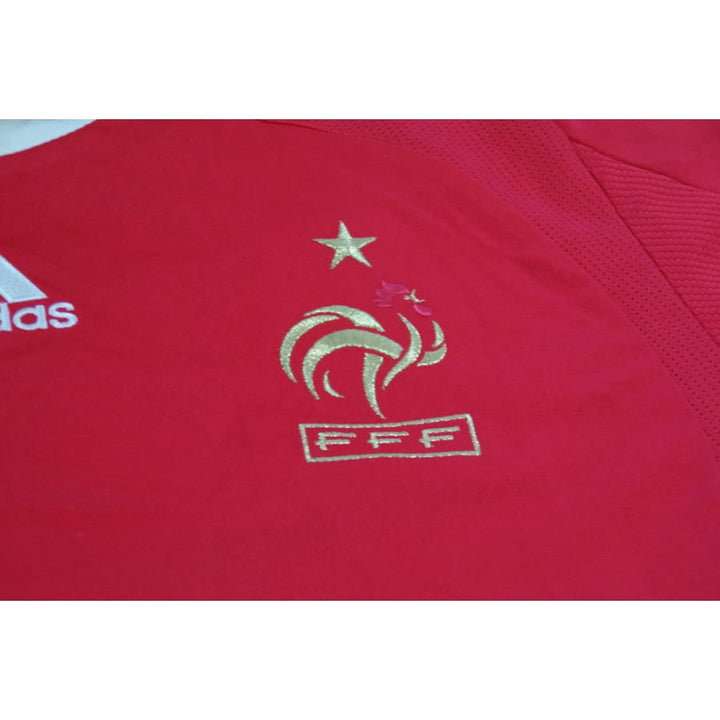 Maillot Adidas Equipe De France Domicile 2008-2009 – N°9 Benzema – Taille XXS Enfant