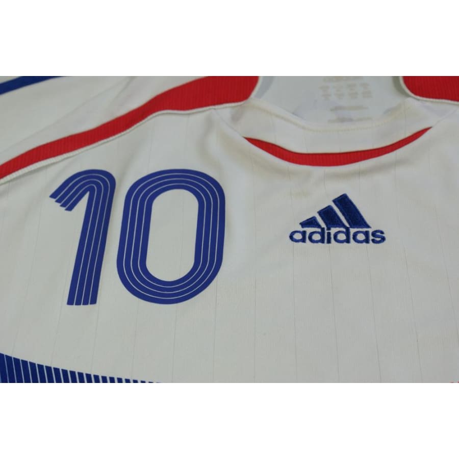 Maillot équipe de France rétro extérieur N°10 ZIDANE 2006-2007 - Adidas - Equipe de France