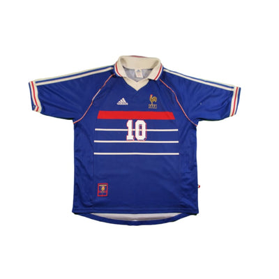Maillot équipe de France rétro N°10 ZIDANE 1997-1998 - Adidas - Equipe de France