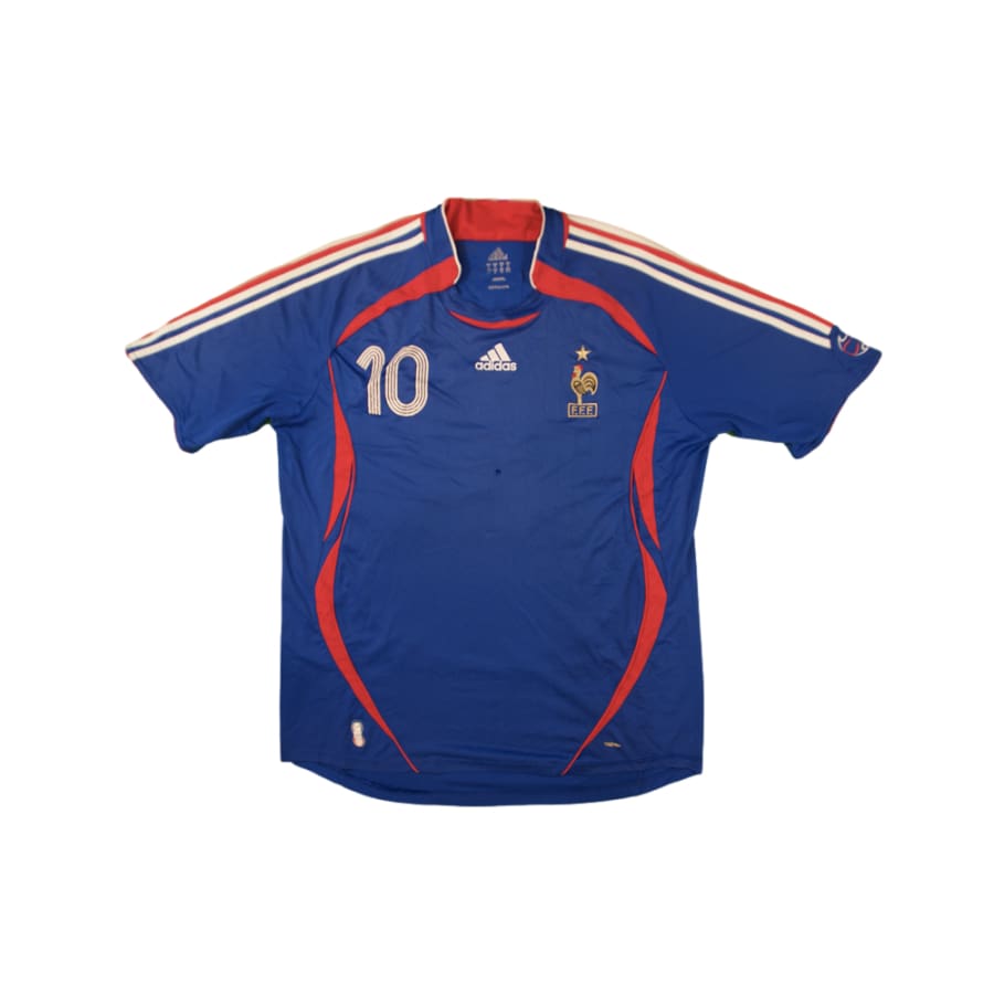 Maillot équipe de France vintage #10 ZIDANE 2006-2007 - Adidas - Equipe de France