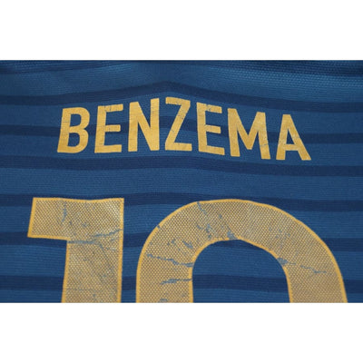 Maillot équipe de France vintage domicile #10 BENZEMA 2012-2013 - Nike - Equipe de France