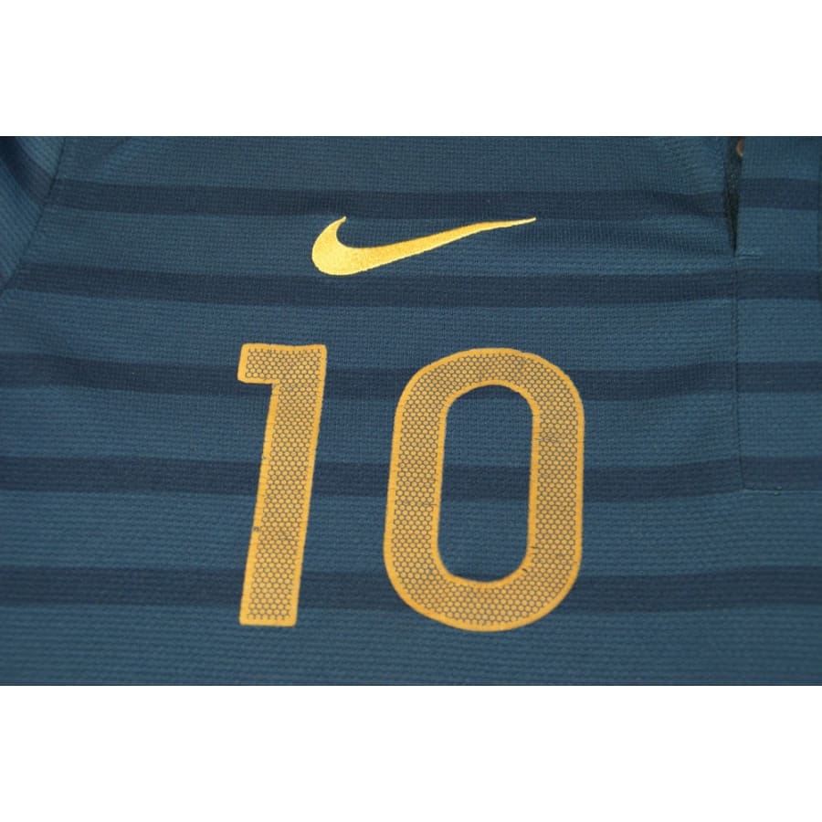 Maillot équipe de France vintage domicile #10 BENZEMA 2012-2013 - Nike - Equipe de France