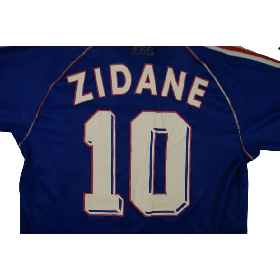 Maillot Equipe de France vintage domicile #10 Zidane 1999 - Adidas - Equipe de France