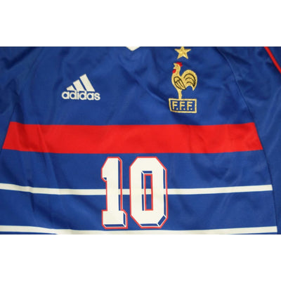 Maillot Equipe de France vintage domicile #10 Zidane 1998-1999 - Adidas - Equipe de France