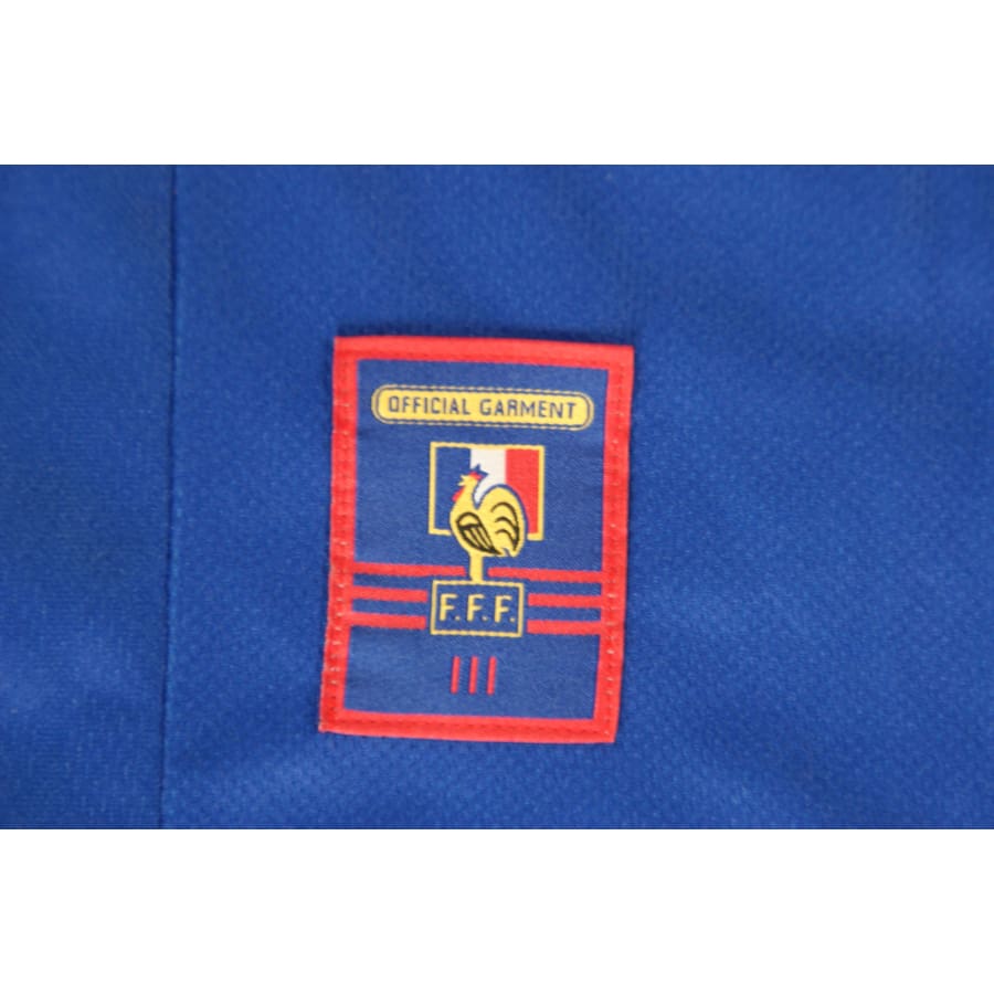 Maillot Equipe de France vintage domicile #10 Zidane 1998-1999 - Adidas - Equipe de France