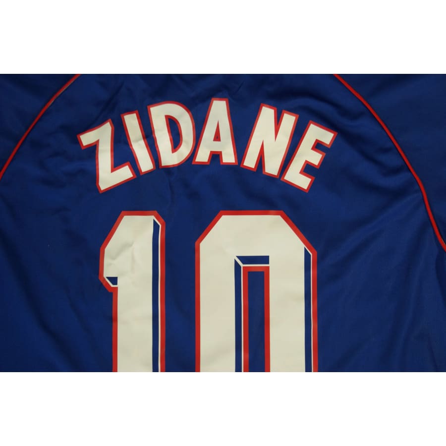Maillot Equipe de France vintage domicile #10 Zidane 1998-1999 - Adidas - Equipe de France