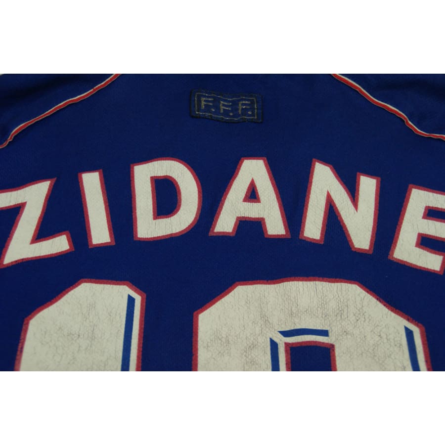 Maillot équipe de France vintage domicile #10 ZIDANE 1998-1999 - Adidas - Equipe de France