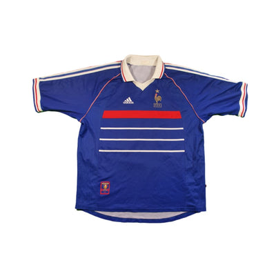 Maillot équipe de France vintage domicile #10 ZIDANE 1998-1999 - Adidas - Equipe de France
