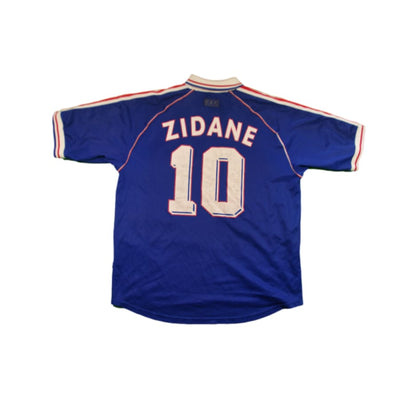 Maillot équipe de France vintage domicile #10 ZIDANE 1998-1999 - Adidas - Equipe de France