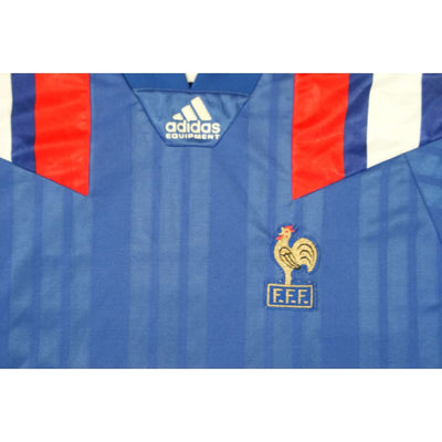 Maillot EDF vintage domicile 1991-1992 - Adidas - Equipe de France
