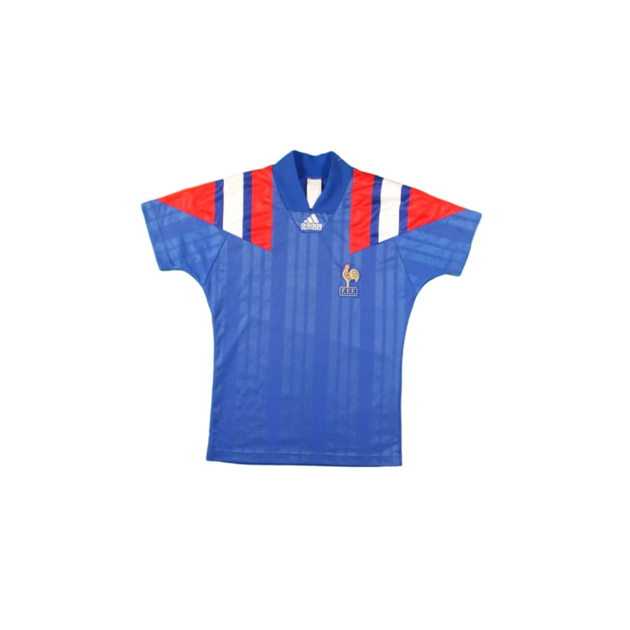 Maillot EDF vintage domicile 1991-1992 - Adidas - Equipe de France