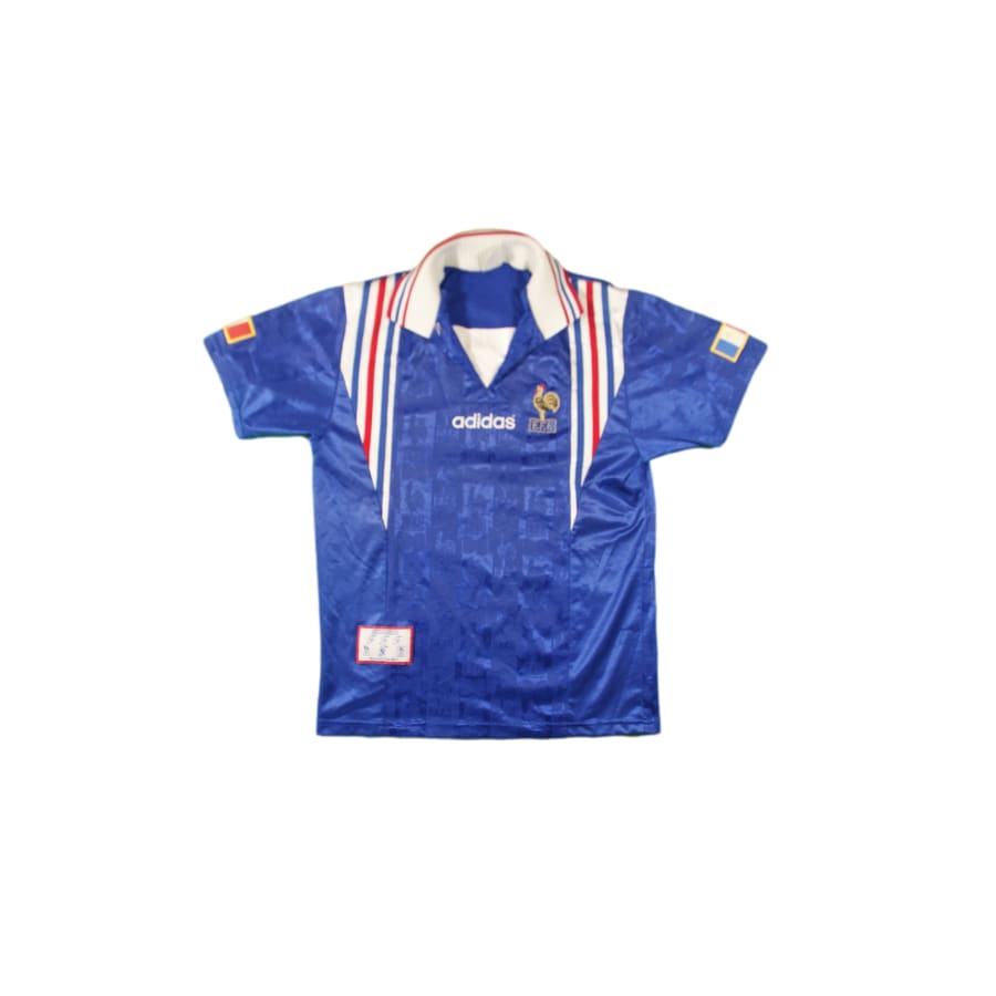 Maillot Equipe de France vintage domicile 1995-1996 - Adidas - Equipe de France