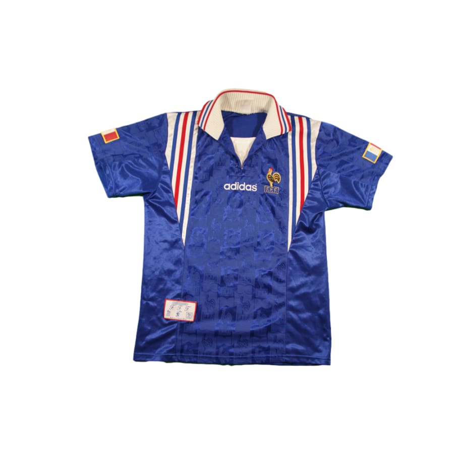 Maillot équipe de France vintage domicile 1996-1997 - Adidas - Equipe de France