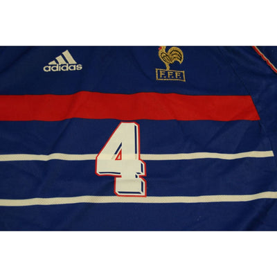 Maillot équipe de France vintage domicile #4 VIEIRA 1997-1998 - Adidas - Equipe de France
