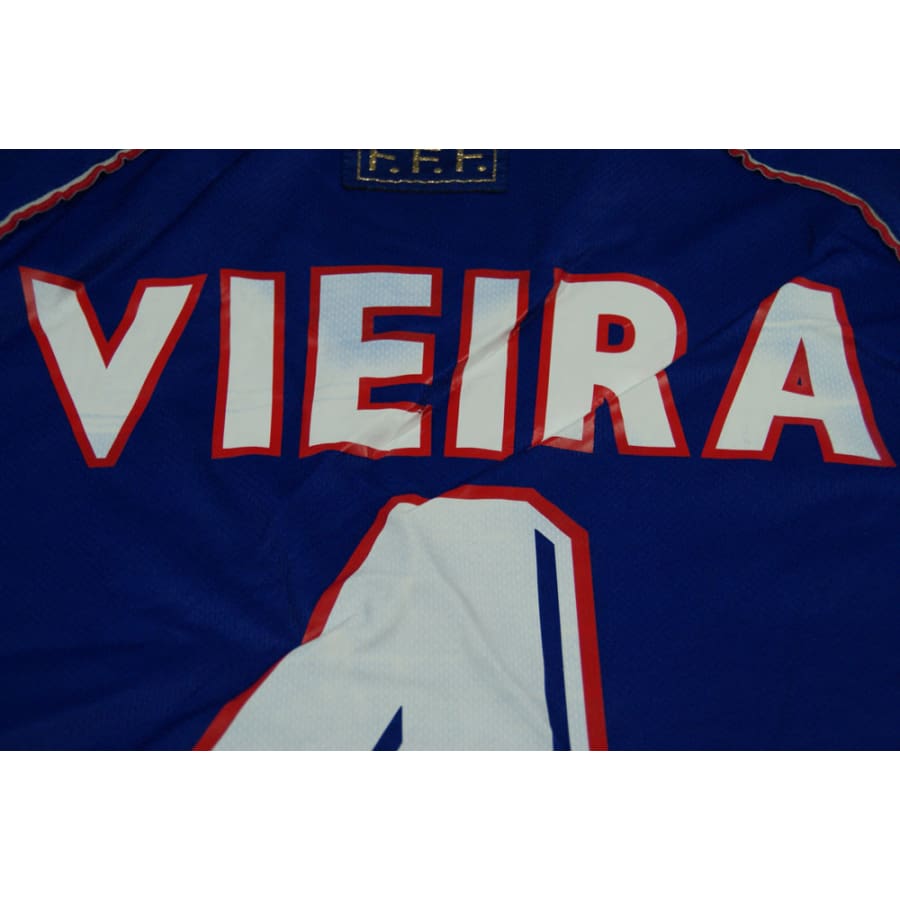 Maillot équipe de France vintage domicile #4 VIEIRA 1997-1998 - Adidas - Equipe de France