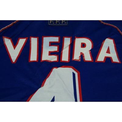 Maillot équipe de France vintage domicile #4 VIEIRA 1997-1998 - Adidas - Equipe de France